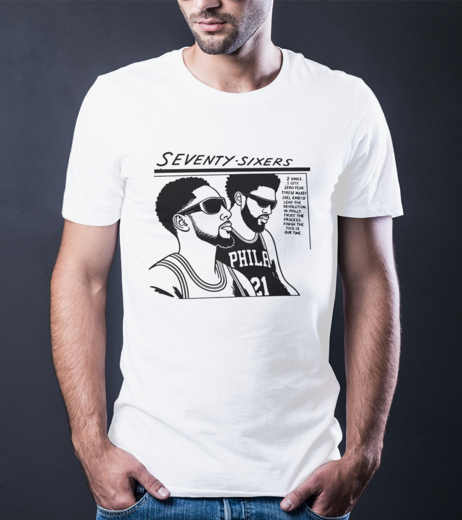 Seventy Sixers Embiid Maxey Philly 21 T-Shirt