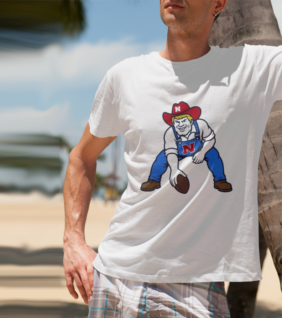 Herbie Husker Nebraska Cornhuskers Iconic Football T-Shirt