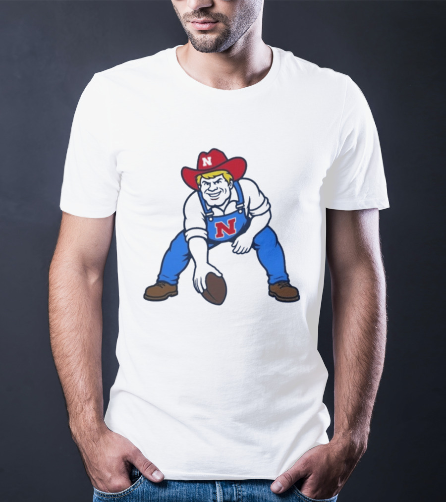 Herbie Husker Nebraska Cornhuskers Iconic Football T-Shirt