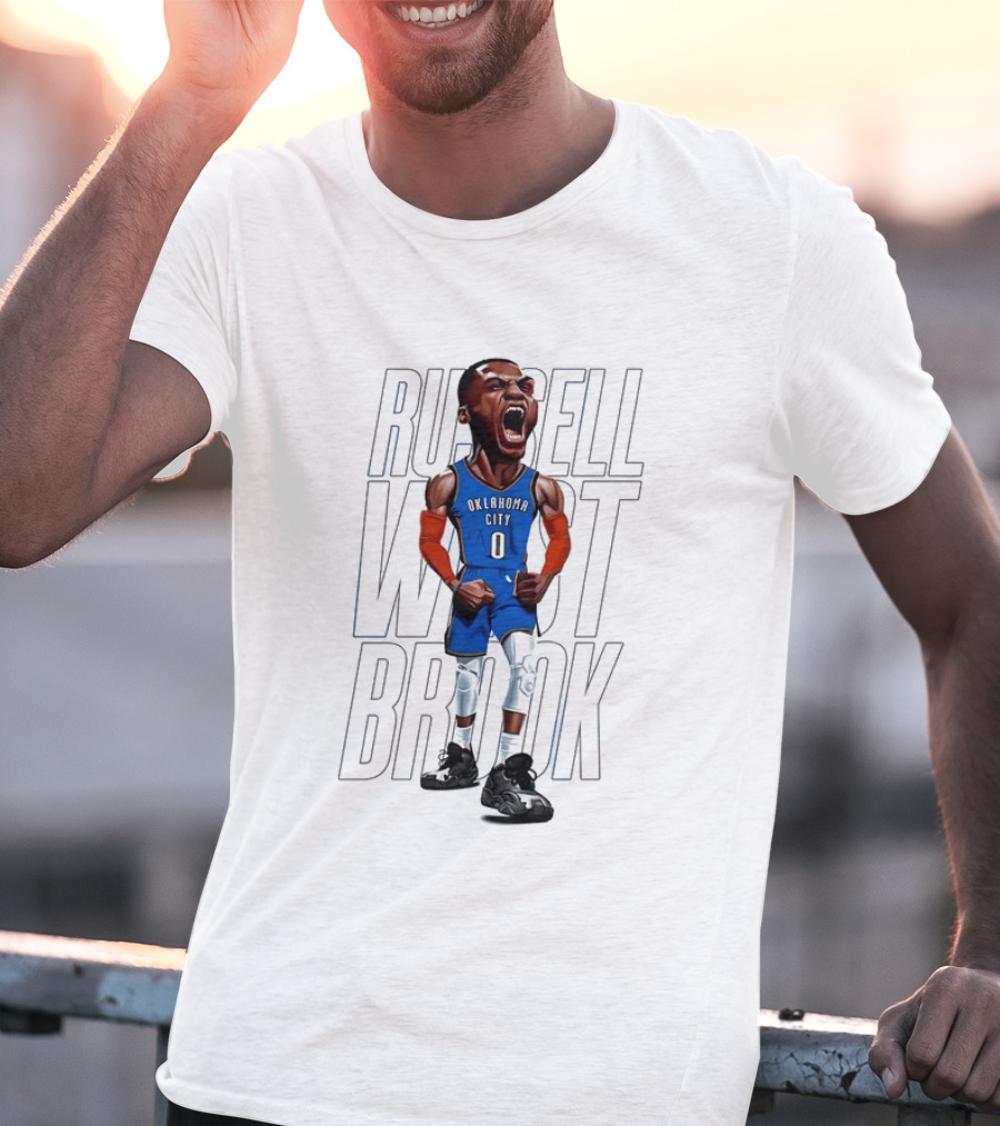 Russell Westbrook Oklahoma City Thunder 0 Basketball Scream T-Shirt