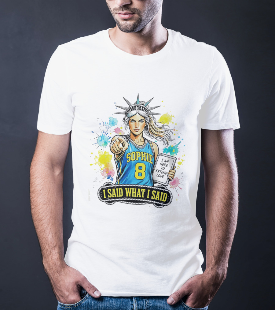 Sophie Cunningham Liberty Number 8 Jersey I Said What I Said Extend Love T-Shirt