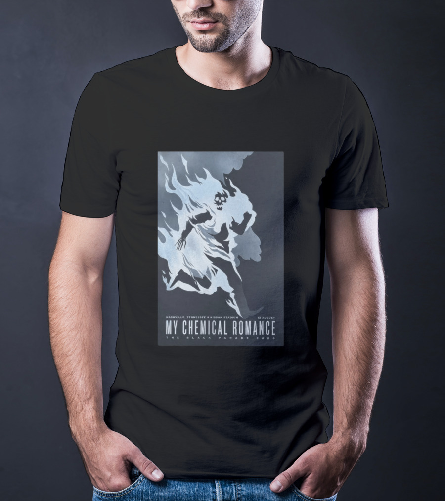 My Chemical Romance The Black Parade 2026 Nashville Nissan Stadium 13 August T-Shirt