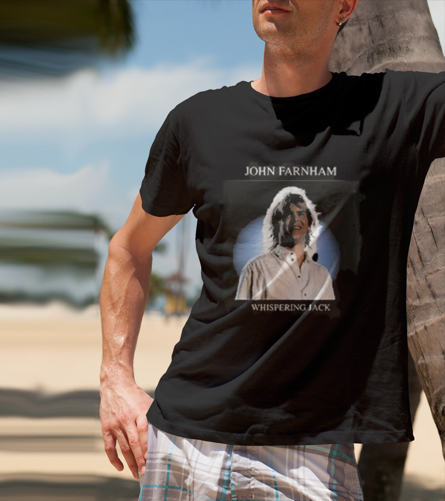 John Farnham Whispering Jack Photo Vintage Album Cover T-Shirt
