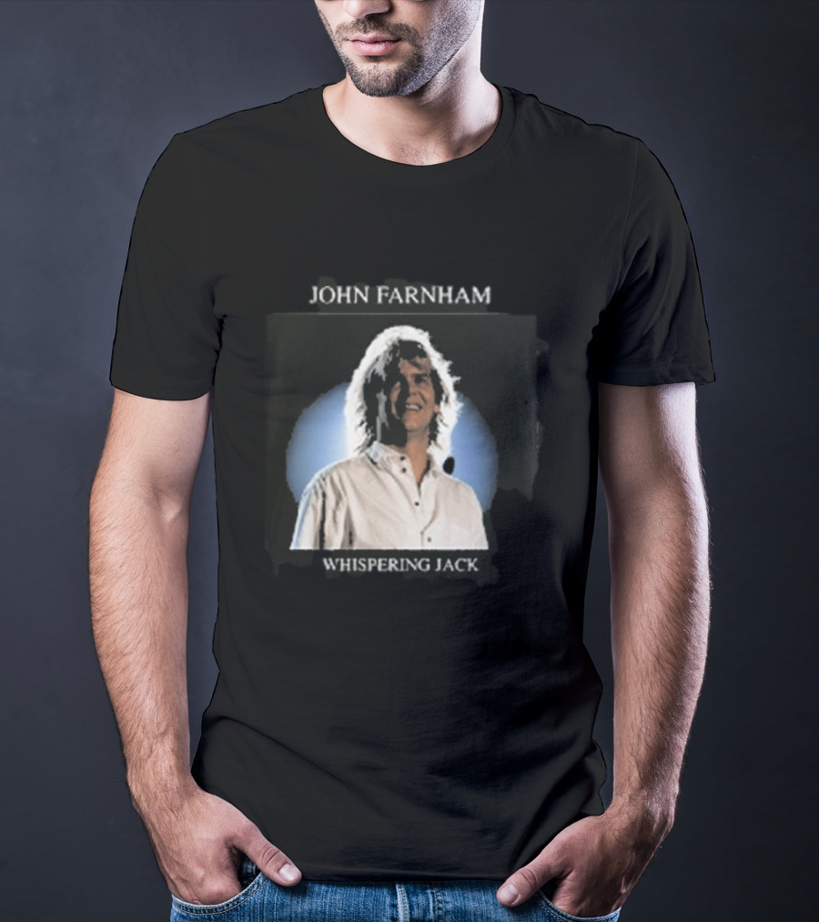 John Farnham Whispering Jack Photo Vintage Album Cover T-Shirt