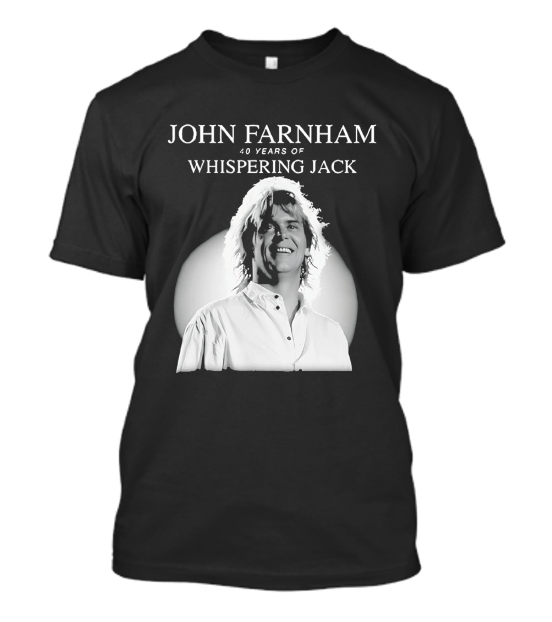 40 Years Of John Farnham Whispering Jack T-Shirt