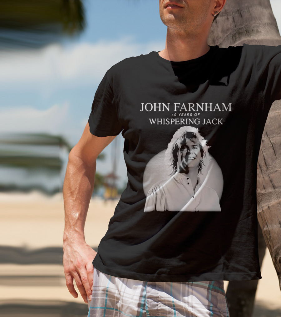 40 Years Of John Farnham Whispering Jack T-Shirt