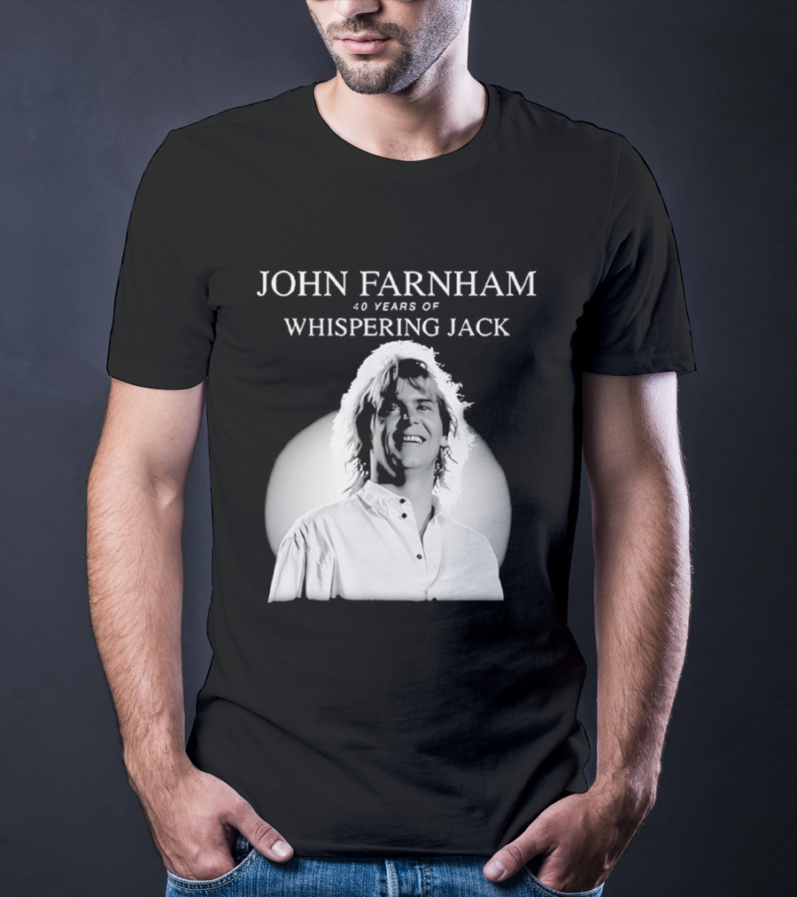40 Years Of John Farnham Whispering Jack T-Shirt