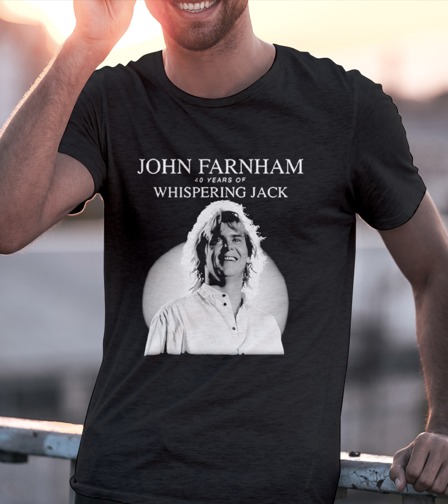 40 Years Of John Farnham Whispering Jack T-Shirt