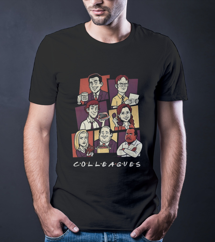 The Office Characters Colleagues Iconic TV Series Merch T-Shirt