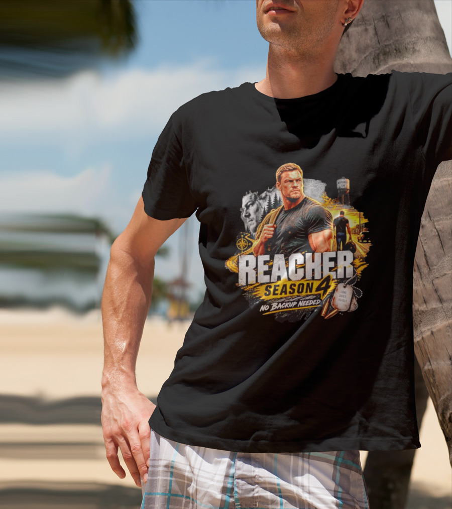 Reacher Season 4 No Backup Needed Morgan GA T-Shirt