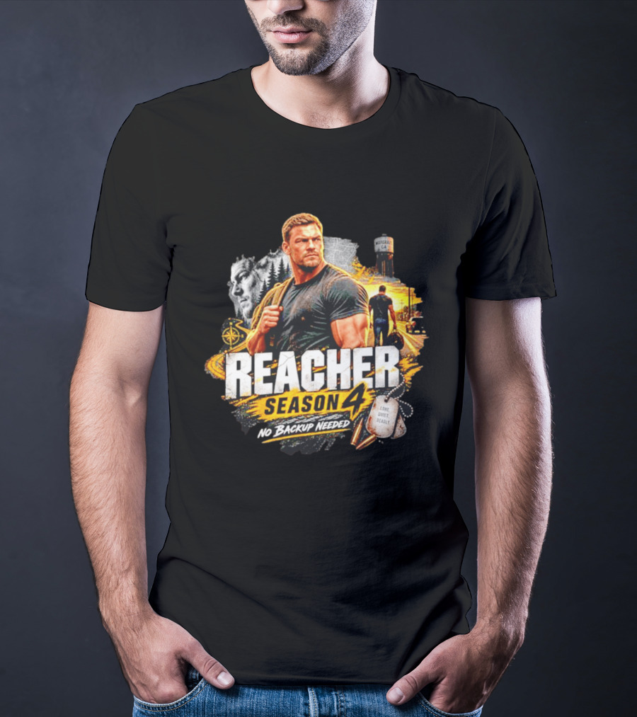 Reacher Season 4 No Backup Needed Morgan GA T-Shirt