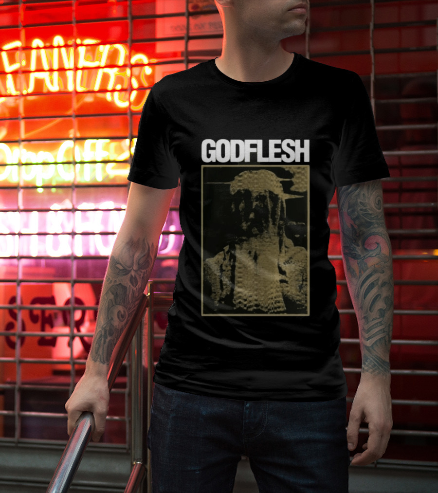 Godflesh Relapse Decay Distorted Image T-Shirt