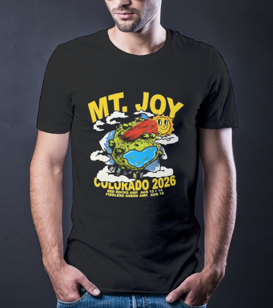 MT. Joy Colorado 2026 Red Rocks Amphitheatre August 13 Fiddler's Green August 15 T-Shirt