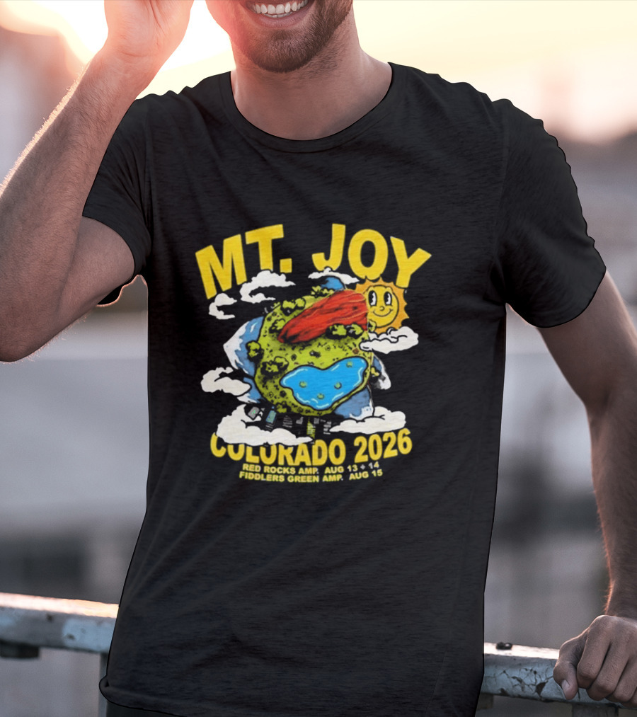 MT. Joy Colorado 2026 Red Rocks Amphitheatre August 13 Fiddler's Green August 15 T-Shirt