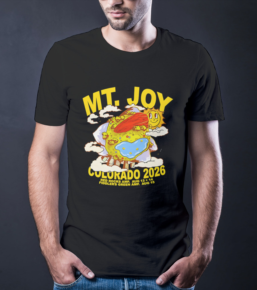MT. Joy Colorado 2026 Red Rocks Amphitheater August 13 14 Fiddler's Green August 15 T-Shirt
