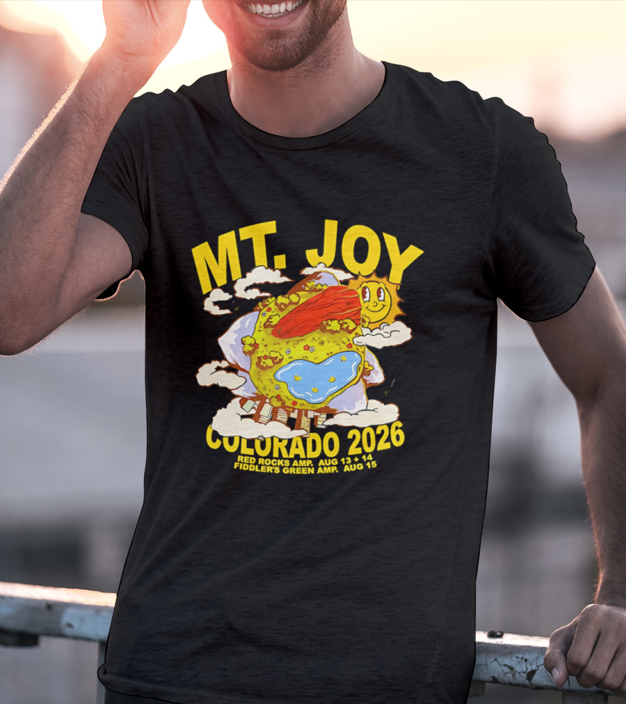 MT. Joy Colorado 2026 Red Rocks Amphitheater August 13 14 Fiddler's Green August 15 T-Shirt