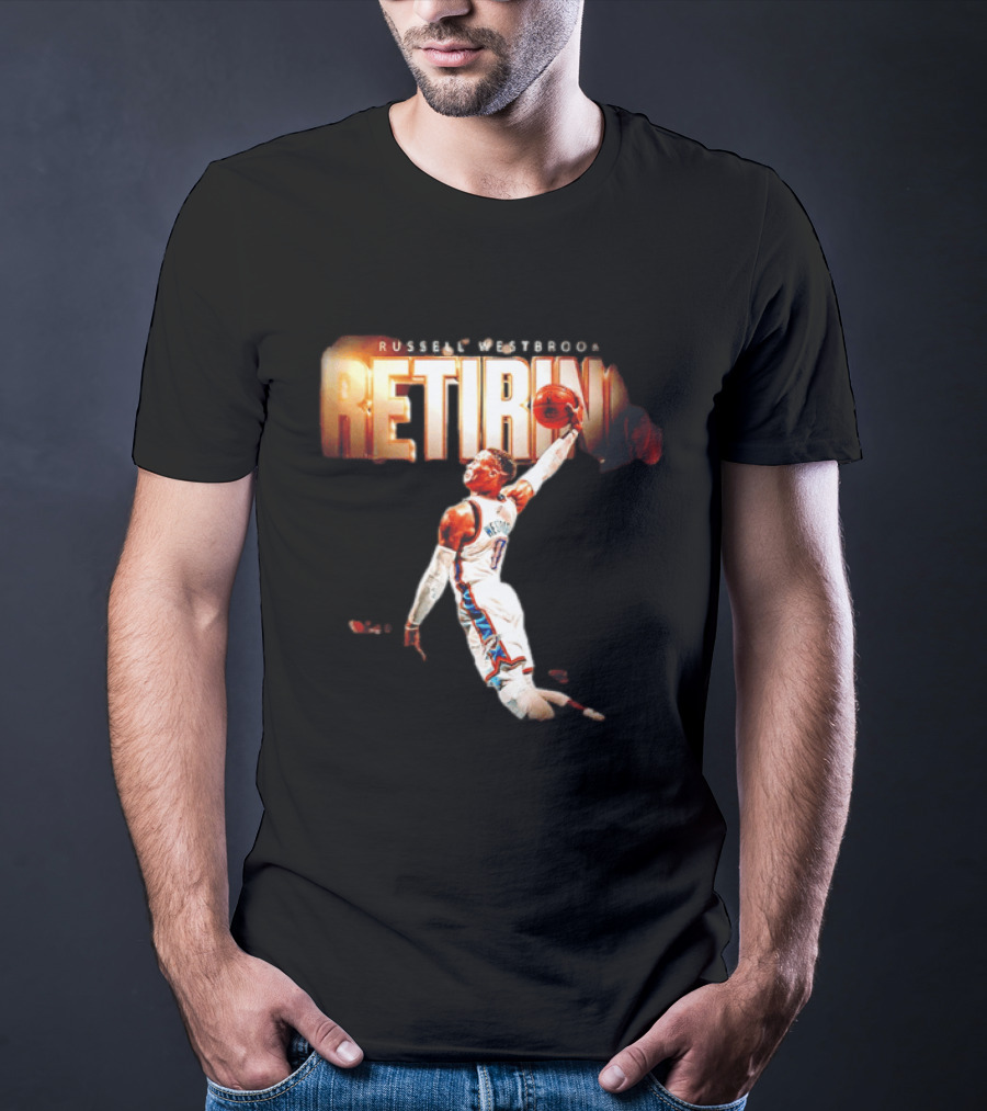 Russell Westbrook Retiring OKC Thunder Legend Dunk T-Shirt