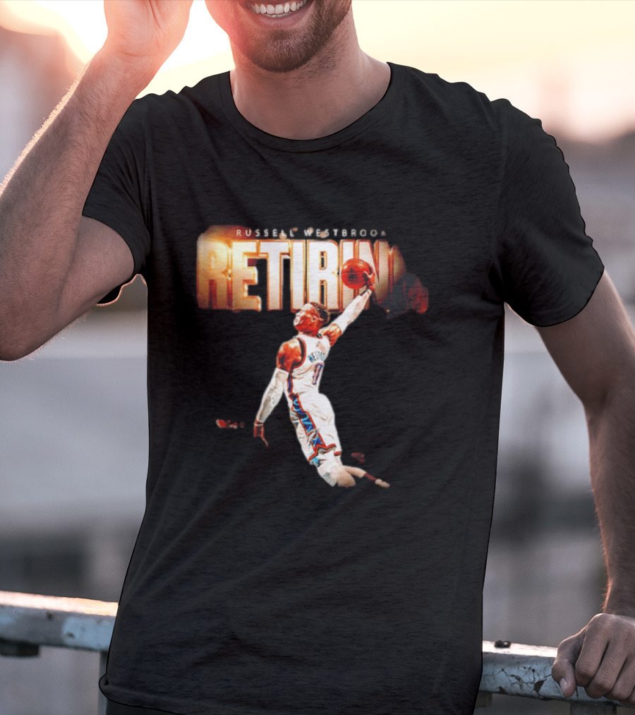 Russell Westbrook Retiring OKC Thunder Legend Dunk T-Shirt