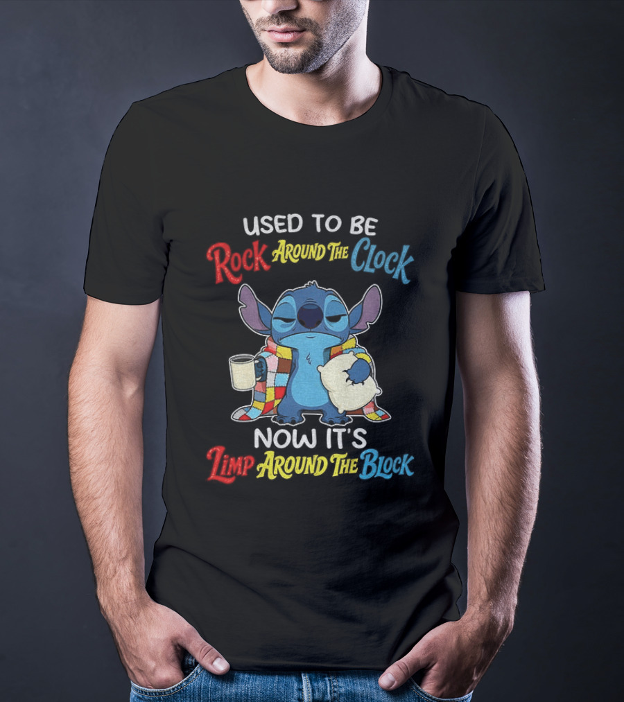 Stitch Used To Be Rock Around The Now It's Limp Around The Block T-Shirt