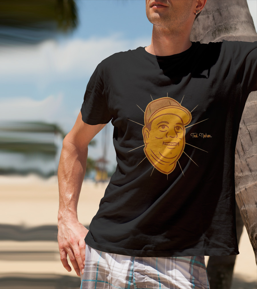 Ted Neher San Diego Padres Big Head MLB T-Shirt