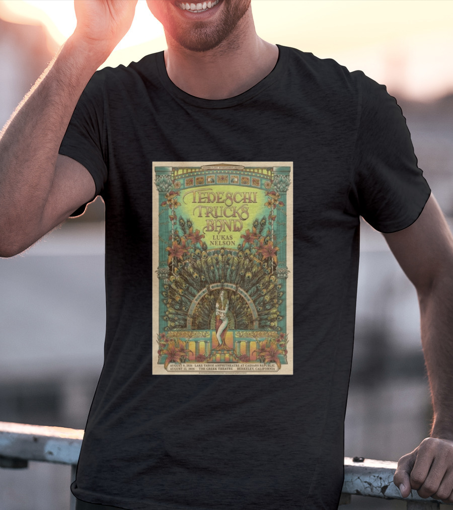 Tedeschi Trucks Band Lukas Nelson August 17 2026 The Greek Theatre Berkeley California T-Shirt