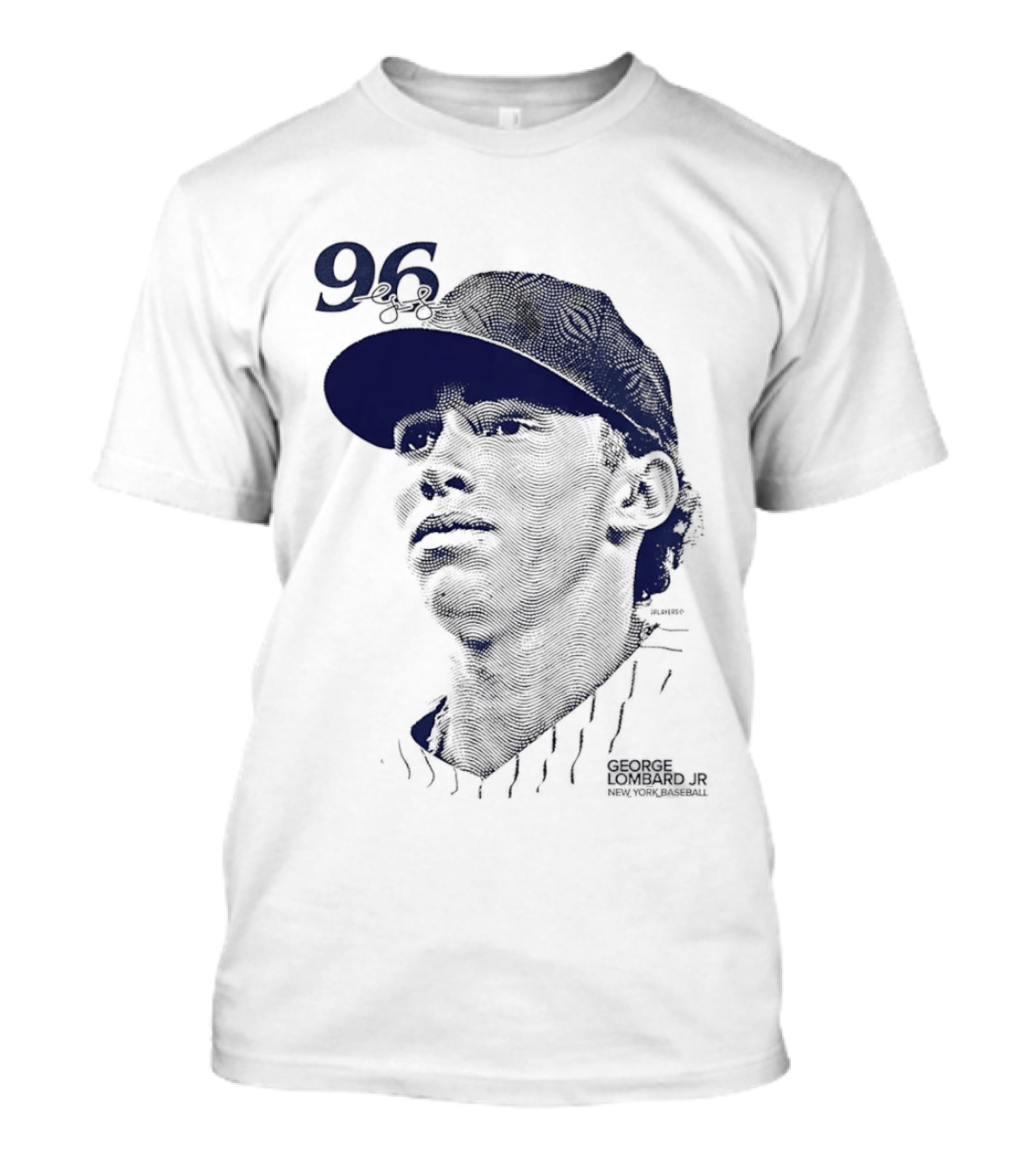 George Lombard Jr. 96 New York Yankees Baseball Lineage Series T-Shirt