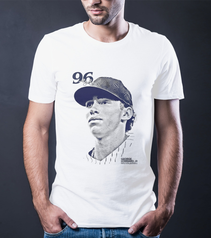 George Lombard Jr. 96 New York Yankees Baseball Lineage Series T-Shirt