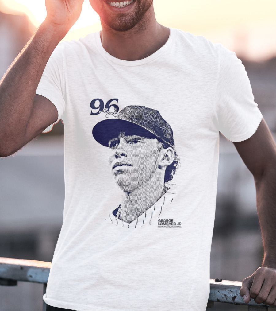 George Lombard Jr. 96 New York Yankees Baseball Lineage Series T-Shirt