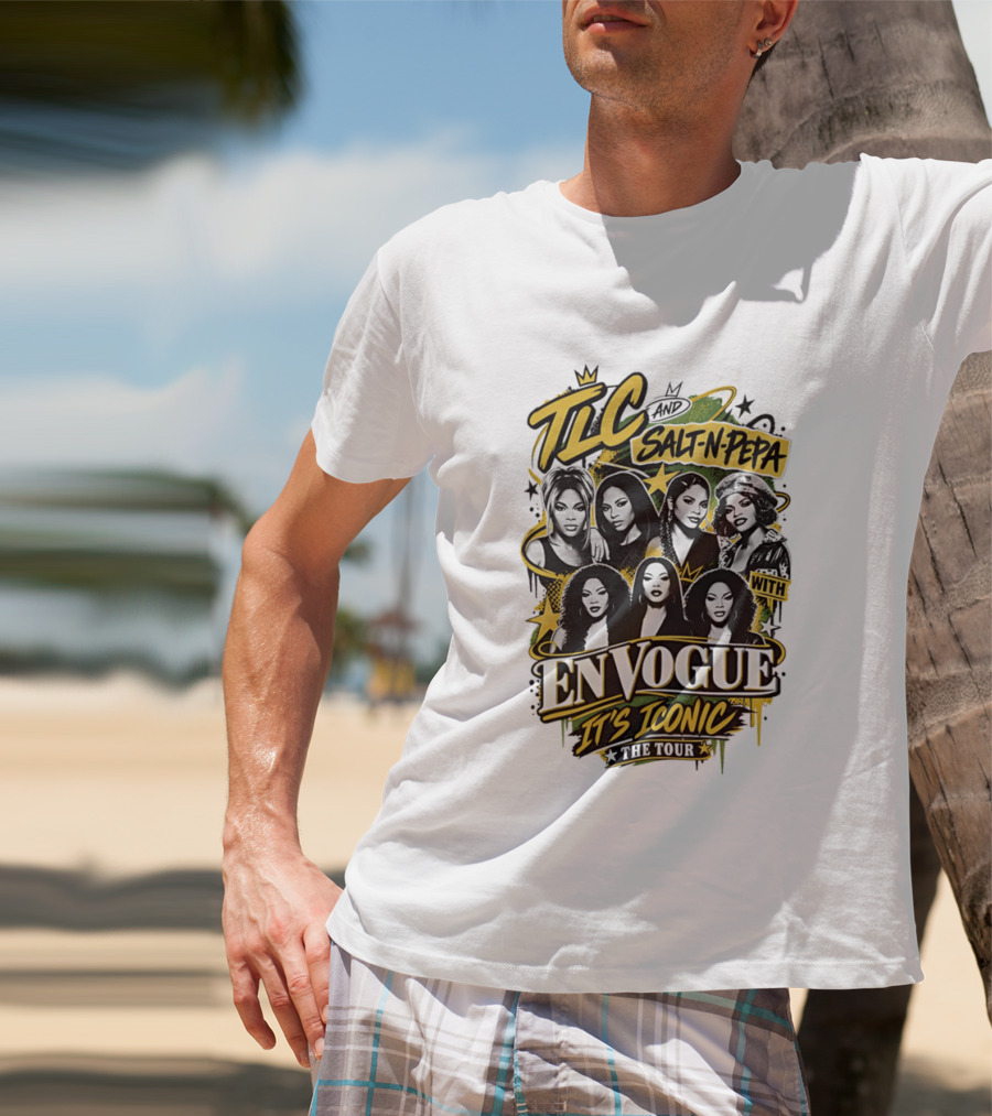 TLC Salt N Pepa En Vogue It's Iconic Tour T-Shirt