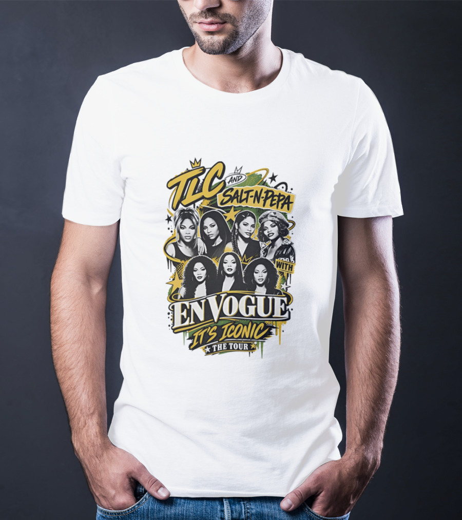 TLC Salt N Pepa En Vogue It's Iconic Tour T-Shirt