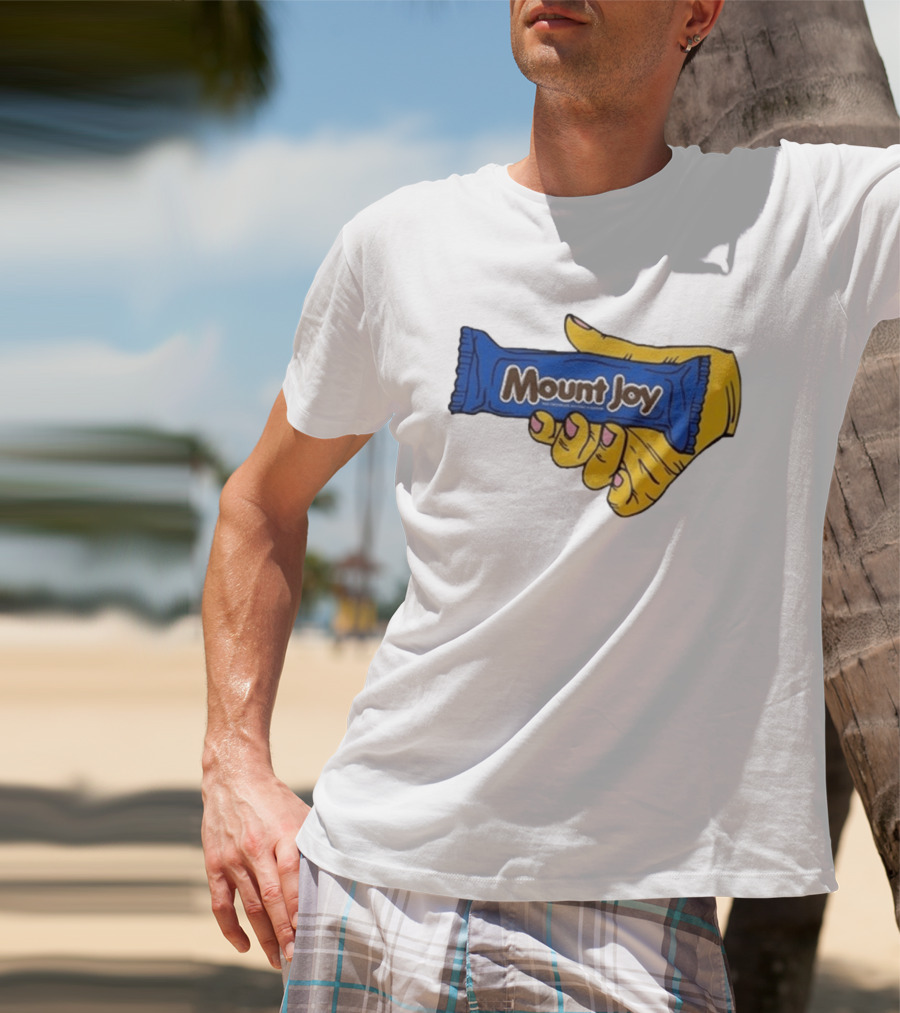 Mount Joy Candy Wrapper Hand Holding T-Shirt