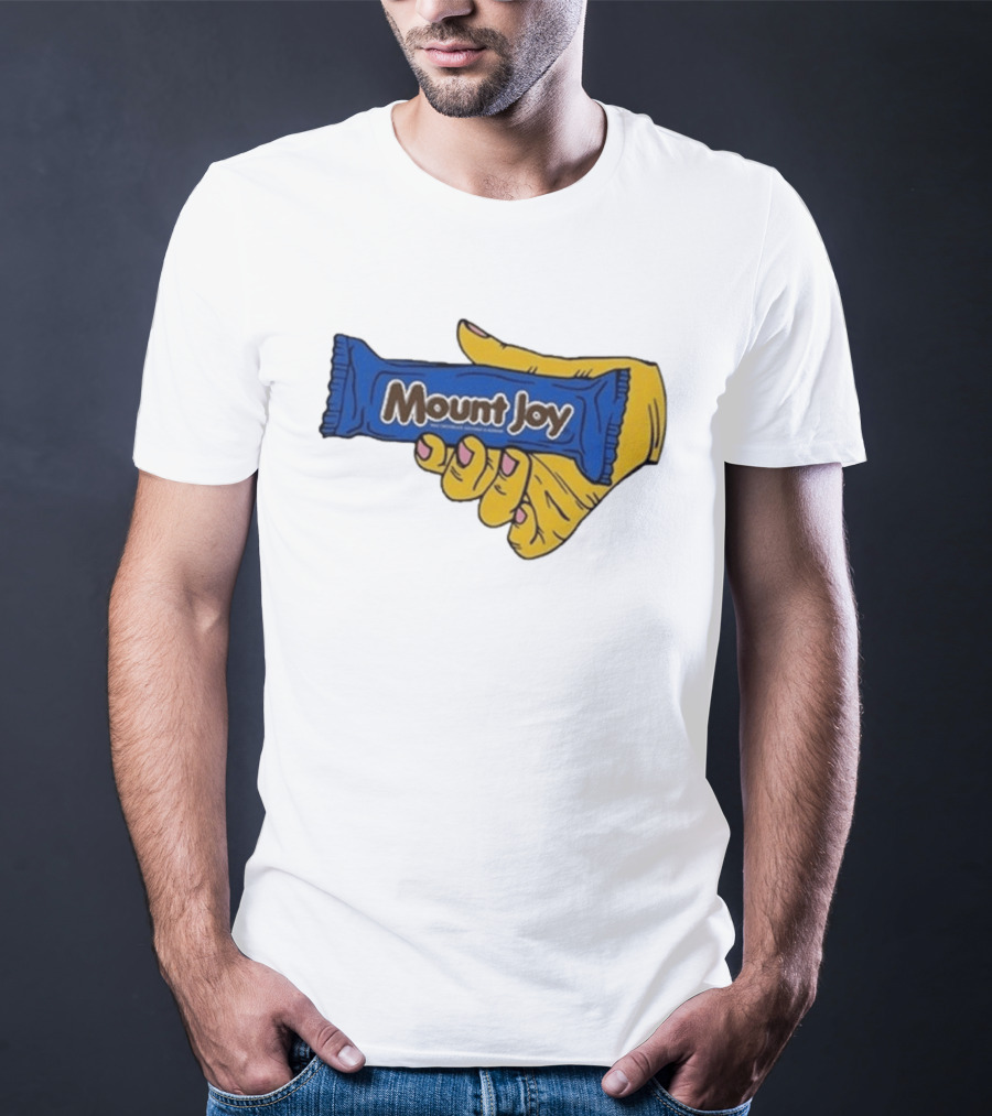 Mount Joy Candy Wrapper Hand Holding T-Shirt