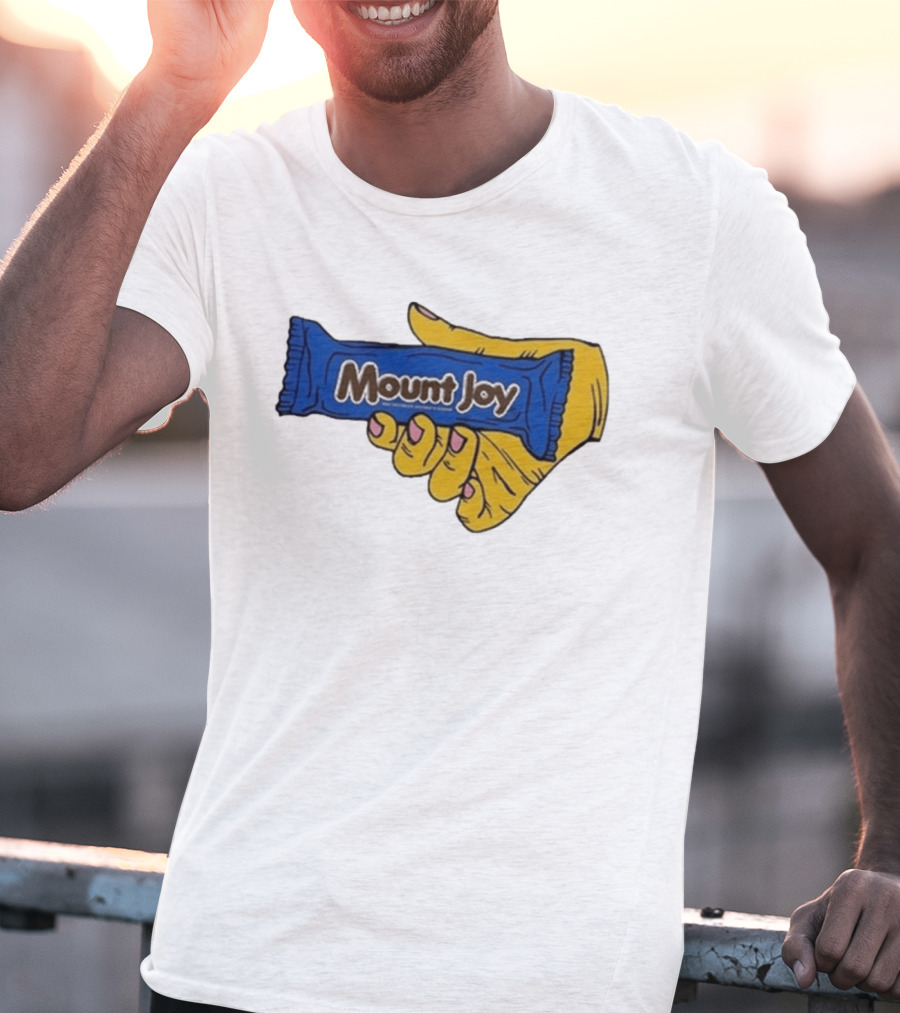 Mount Joy Candy Wrapper Hand Holding T-Shirt