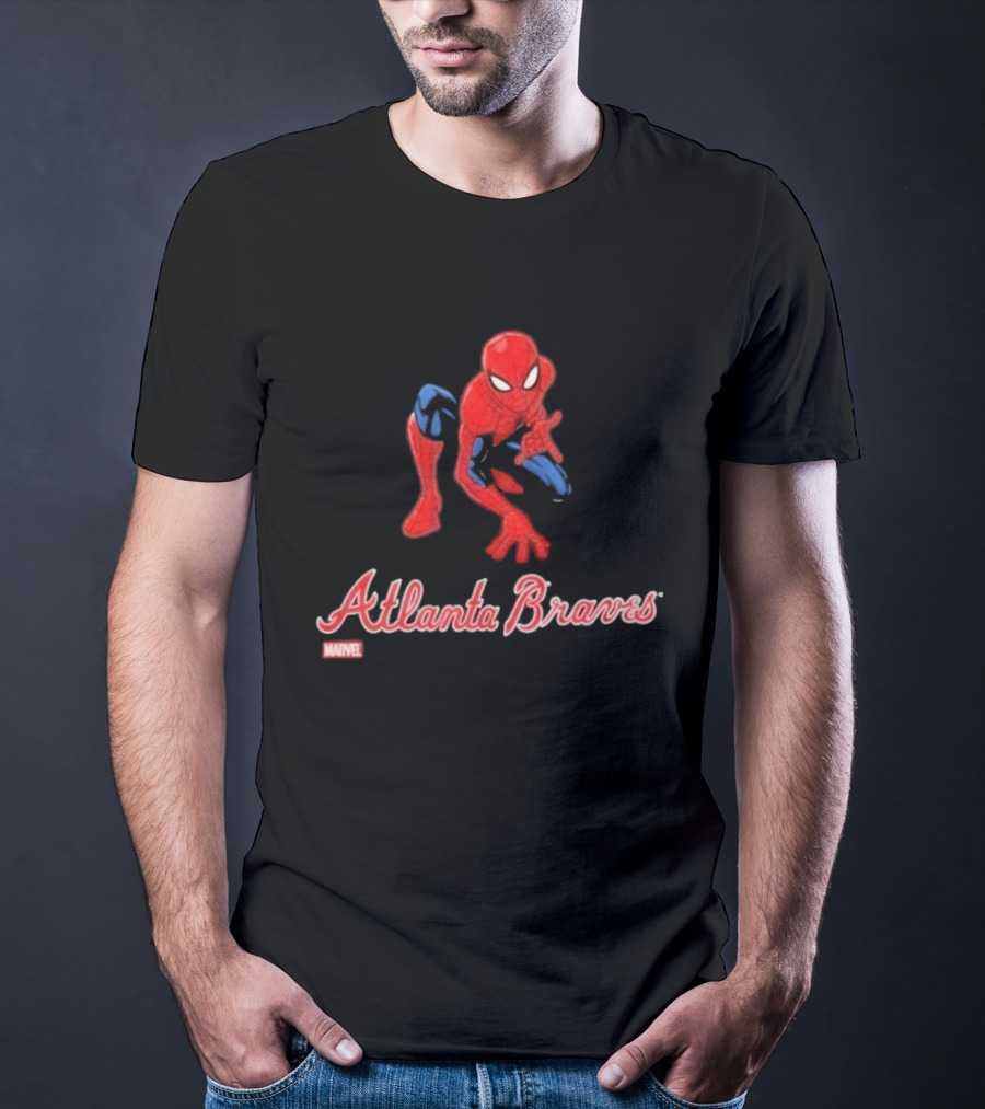 Atlanta Braves Spider Man Collaboration Marvel 2026 Brand New Day T-Shirt