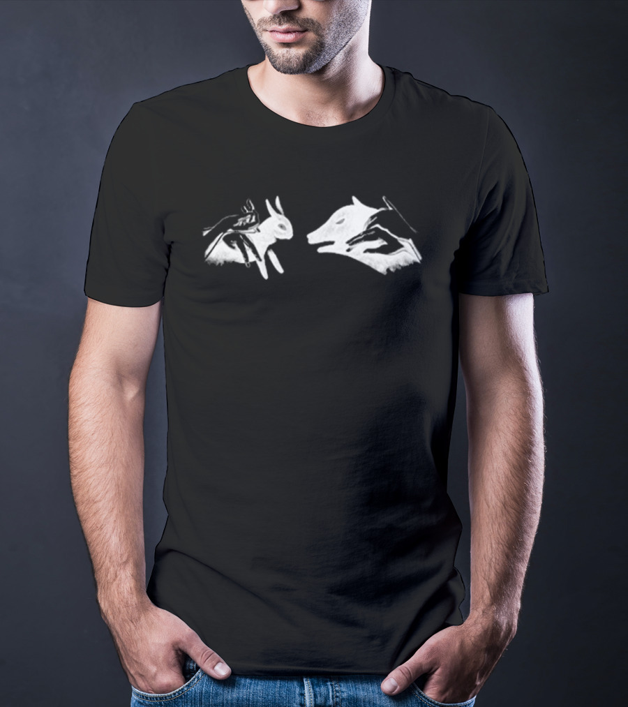 Bixby Shadow Puppets Tour Music White Hand T-Shirt