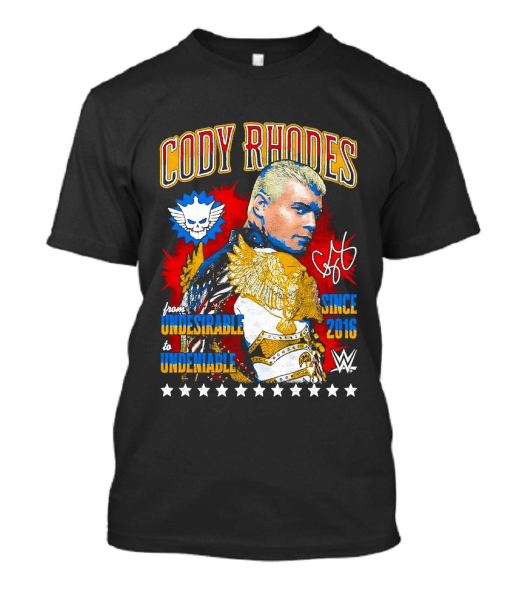 Cody Rhodes Unbreakable Since 2008 WWE Star Signature T-Shirt