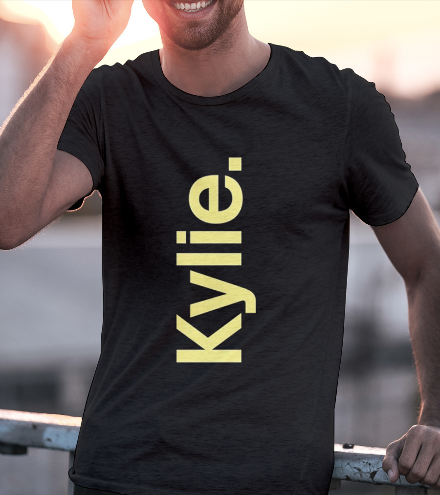 Kylie Minogue Vertical Yellow Kylie T-Shirt