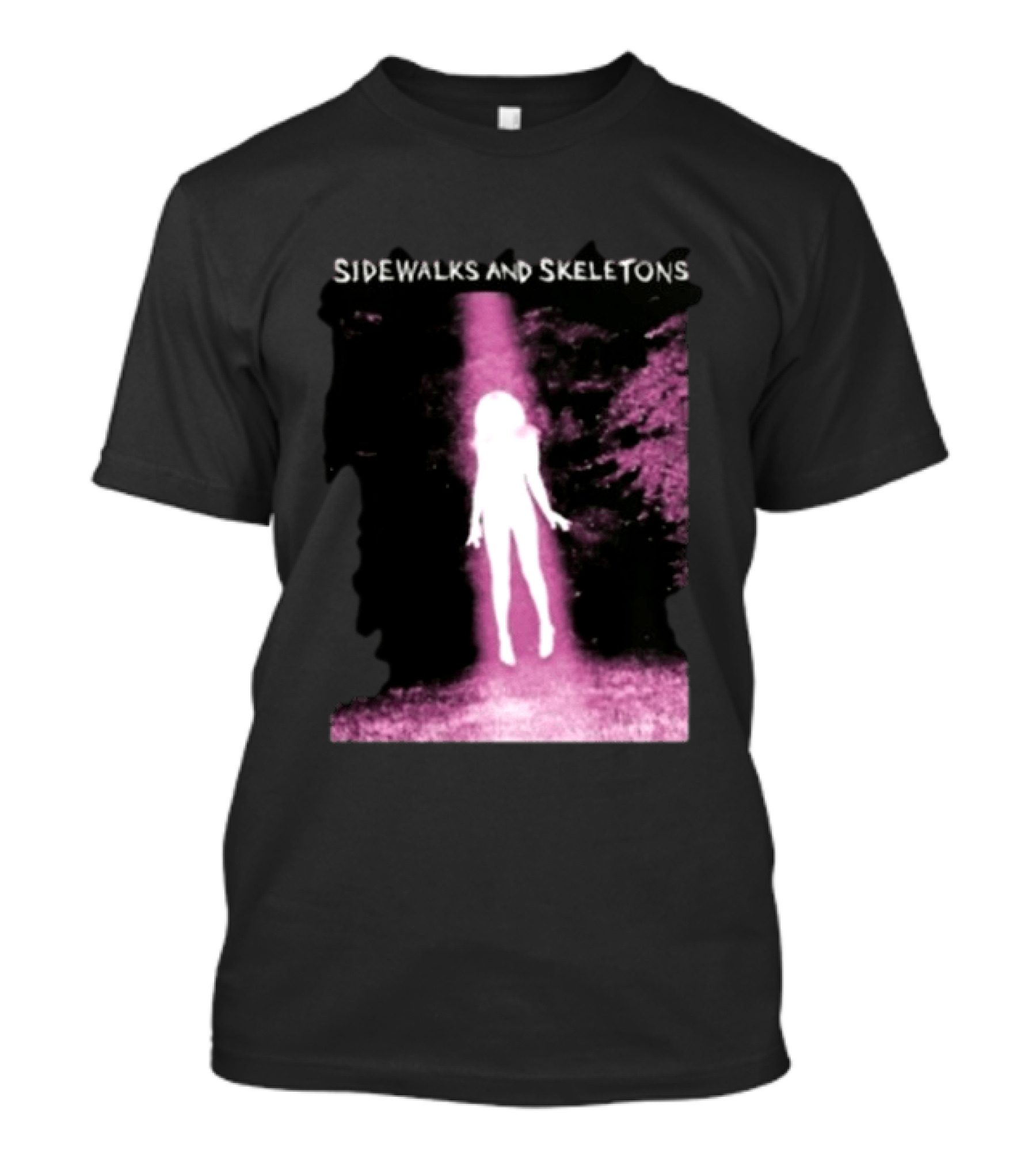 Sidewalks And Skeletons Ethereal Gothic Aesthetic Phantom Scene T-Shirt