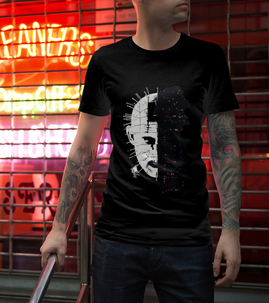 Halloween Horror Nights 2026 Hellraiser Pinhead Split T-Shirt