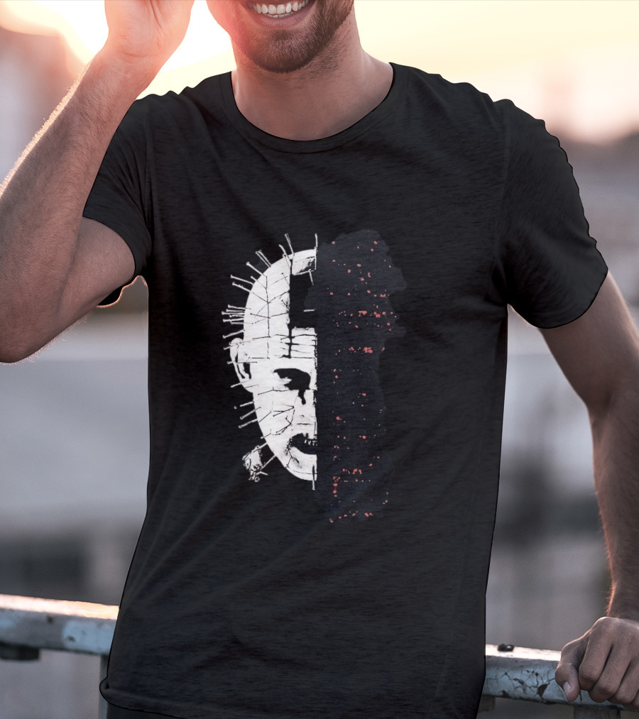 Halloween Horror Nights 2026 Hellraiser Pinhead Split T-Shirt