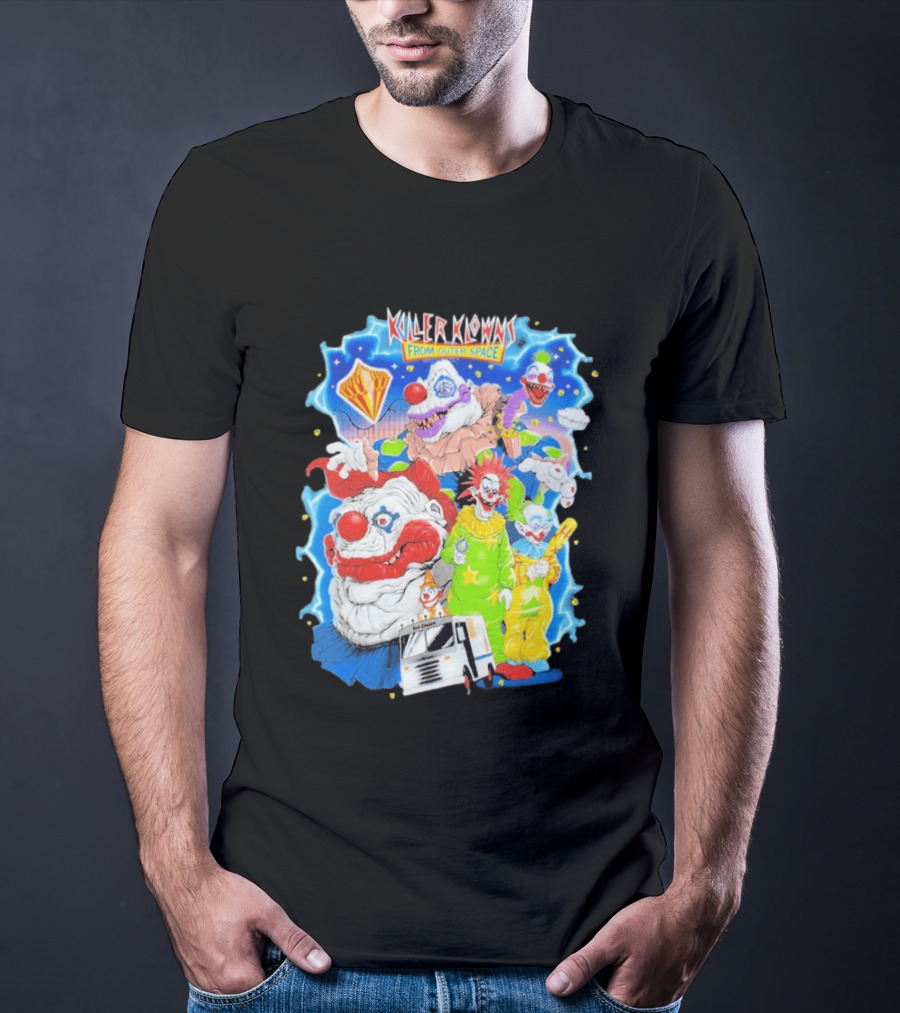 Killer Klowns From Outer Space Halloween Horror Nights 2026 Theme Park Journey T-Shirt