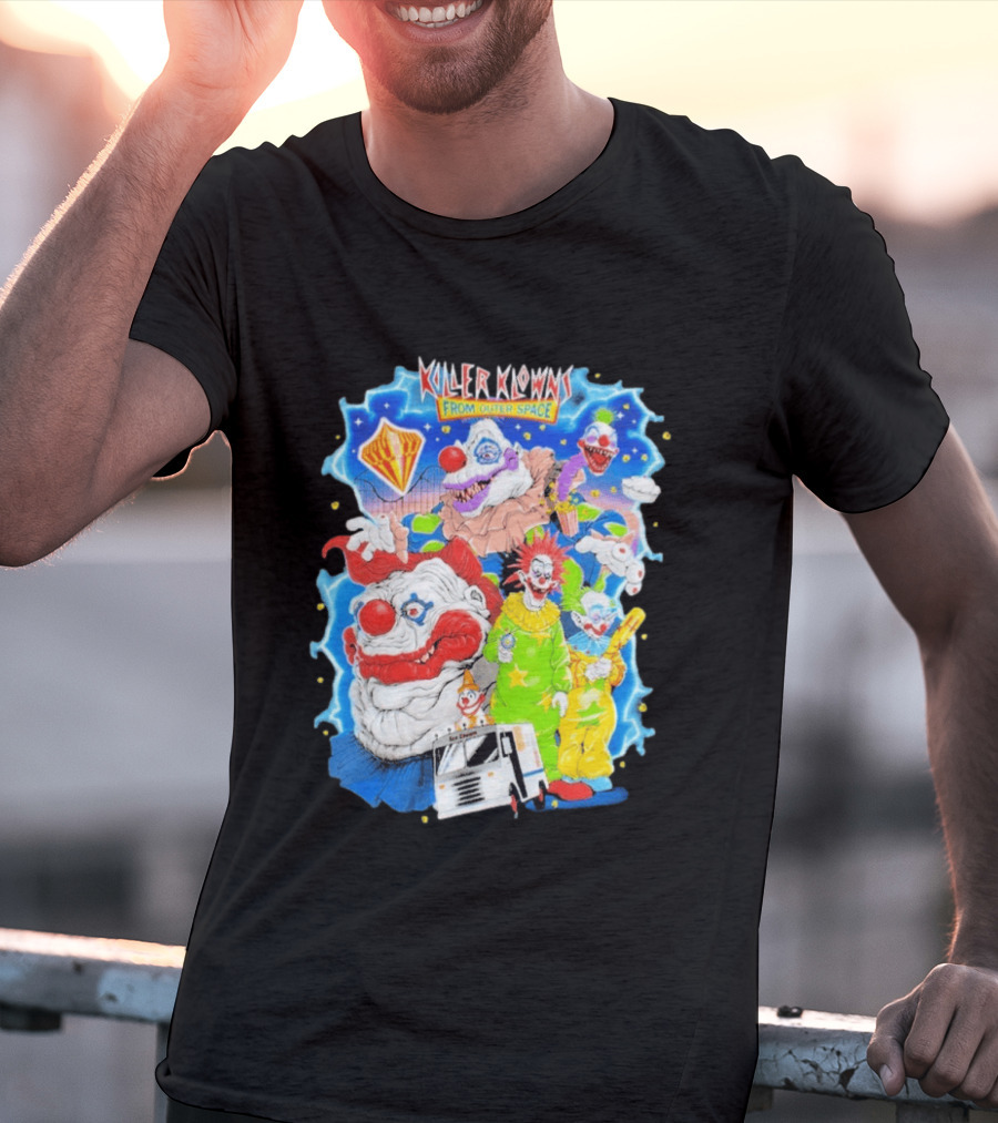 Killer Klowns From Outer Space Halloween Horror Nights 2026 Theme Park Journey T-Shirt