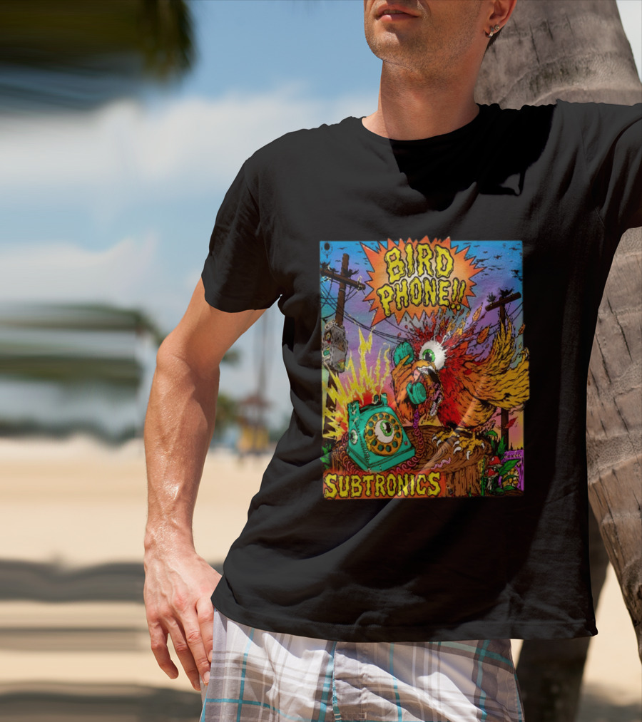 SUBTRONICS Bird Phone 2026 Friday Explosion T-Shirt