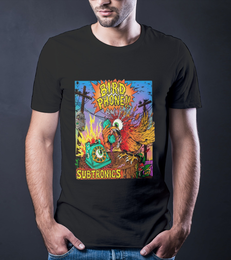 SUBTRONICS Bird Phone 2026 Friday Explosion T-Shirt