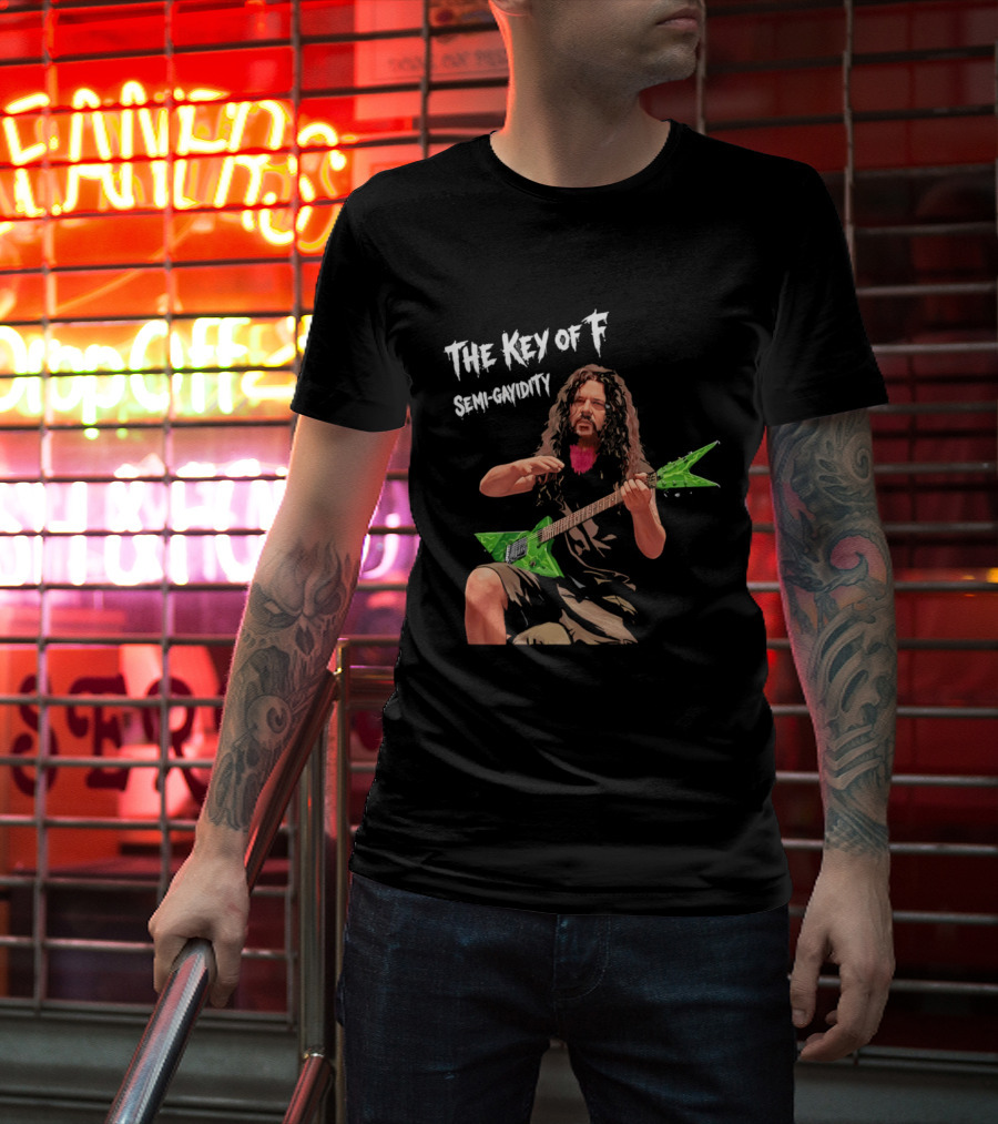 The Key Of F Semi Gayidity Dimebag Darrell Guitarist T-Shirt