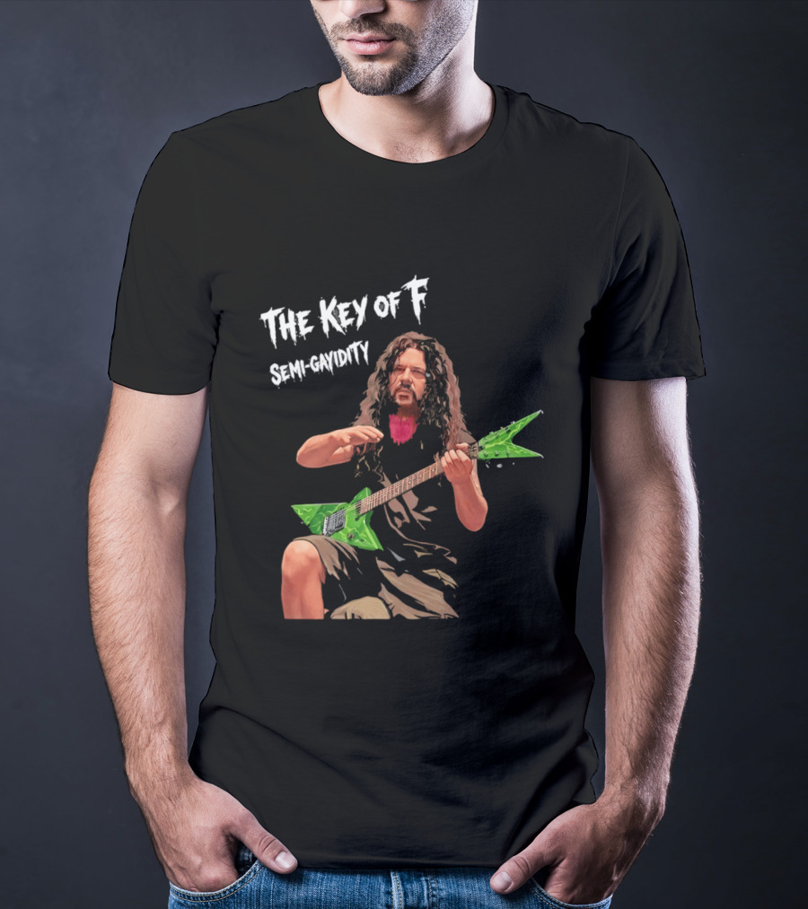 The Key Of F Semi Gayidity Dimebag Darrell Guitarist T-Shirt