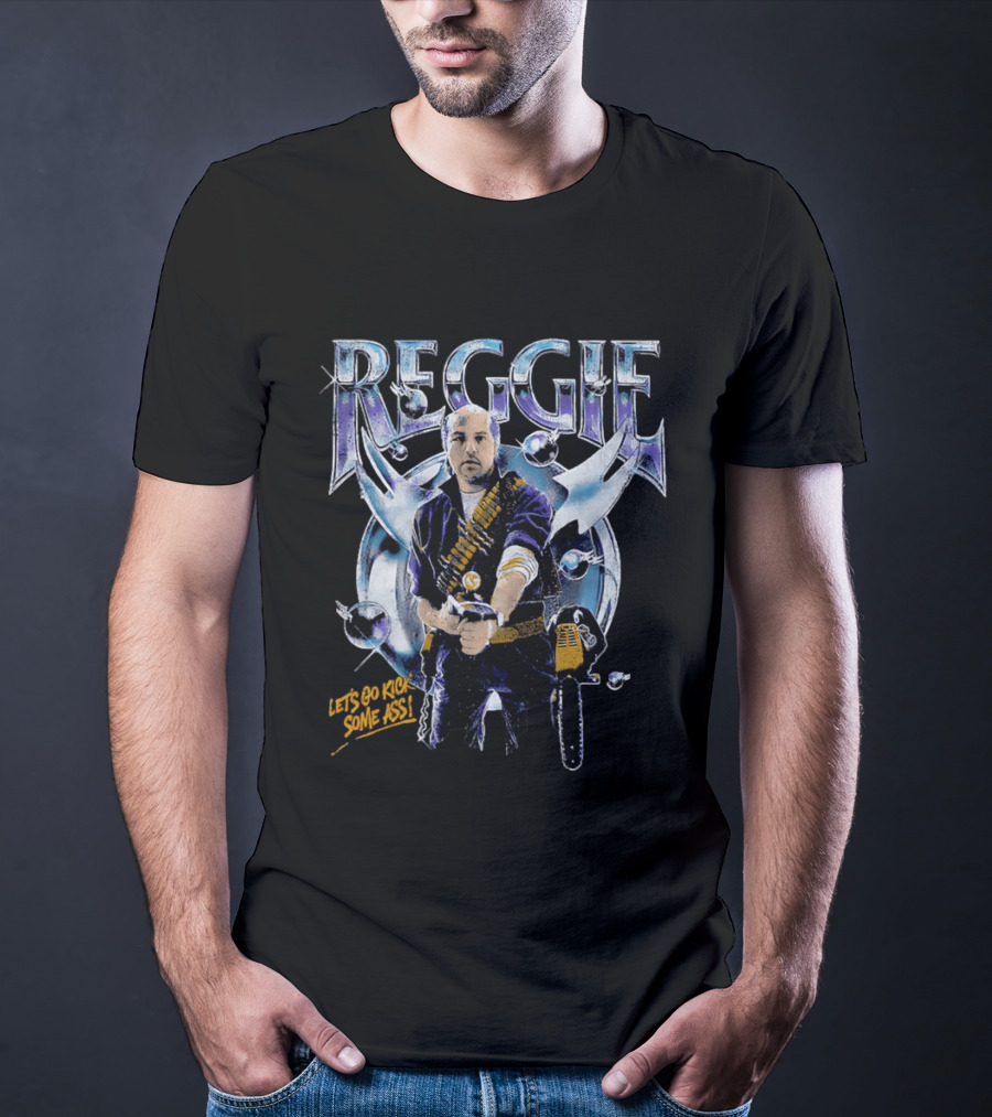 Reggie Let's Go Kick Some Ass Phantasm Retro Movie T-Shirt