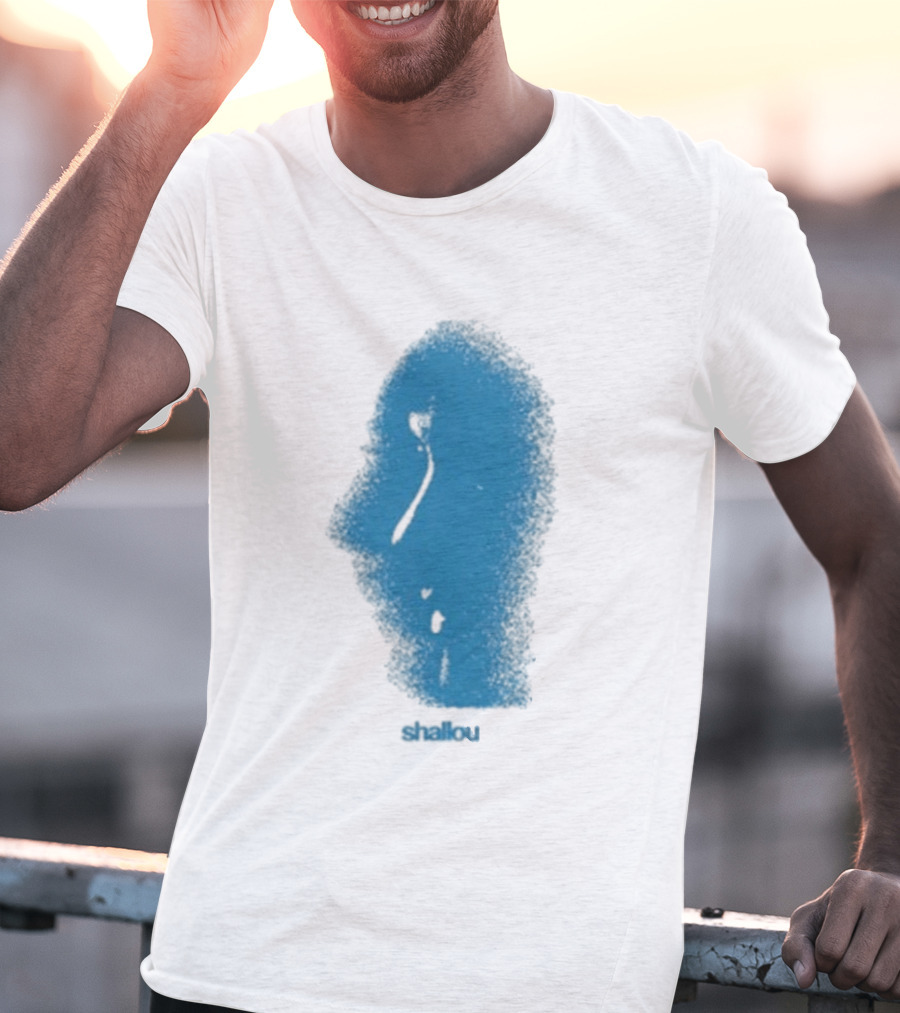 Ambient Inks Shallou Silhouette Blue Profile T-Shirt