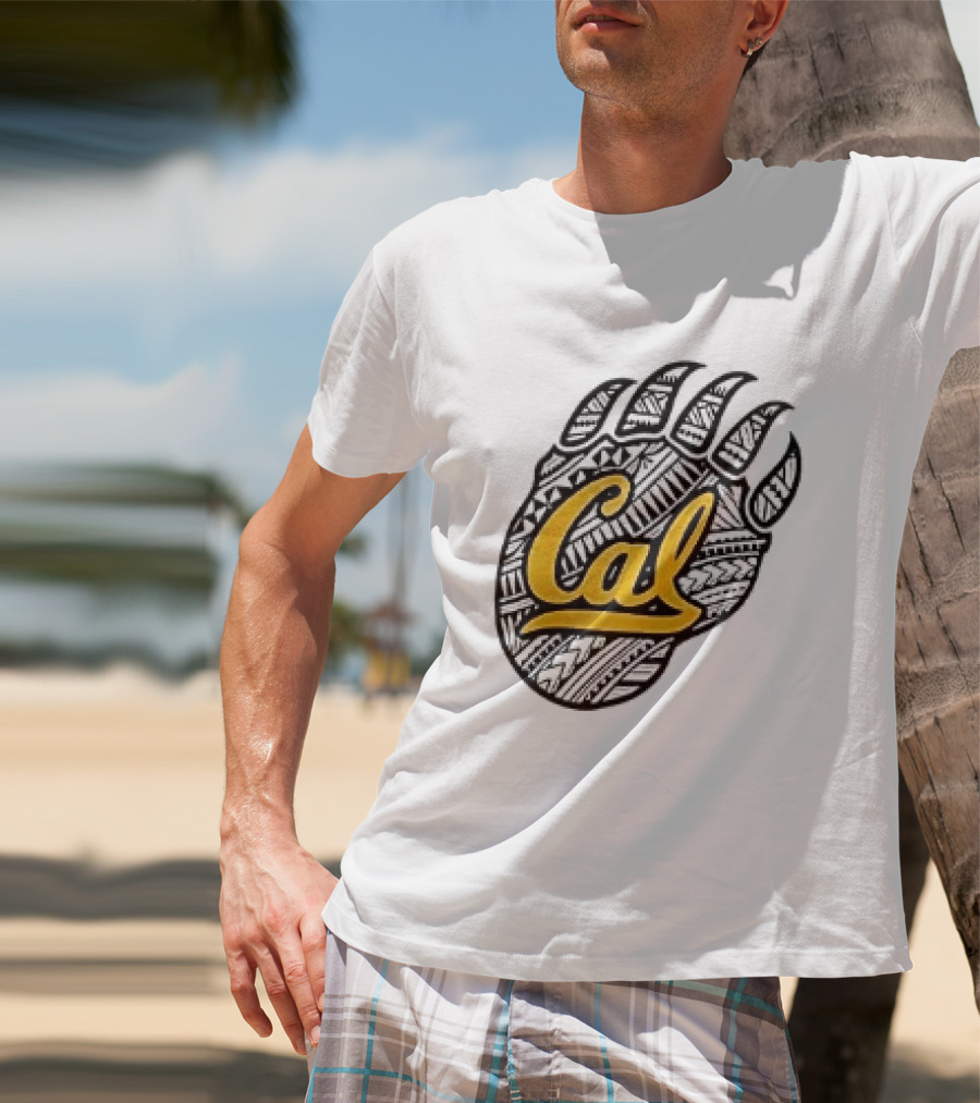 Cal Bears Football From The Bay To The Islands Bear Claw T-Shirt
