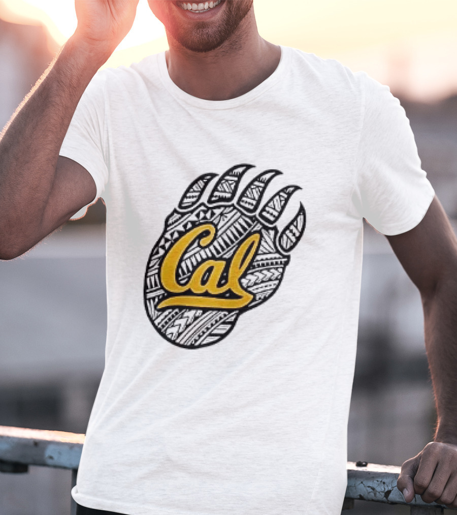 Cal Bears Football From The Bay To The Islands Bear Claw T-Shirt
